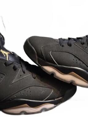 NIKE Air Jordan VI 6 DMP 2020 Retro Black and Gold BASKETBALL SHOES MENS SZ 10